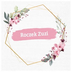 Serwetki  personalizowane na Roczek Imię Dziecka  