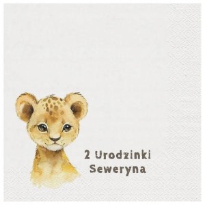 Serwetki  personalizowane na urodziny Imię Dziecka 