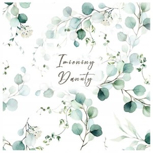 Serwetki  personalizowane na imieniny Imię  