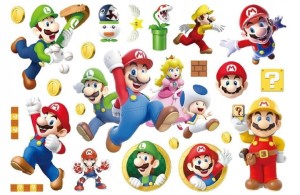 Tatuaże zmywalne dla dzieci Super Mario