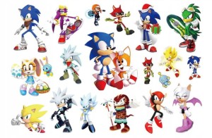 Tatuaże zmywalne dla dzieci Sonic