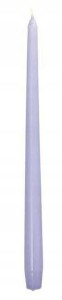 Świeca stożkowa matowa liliowa 1 szt.