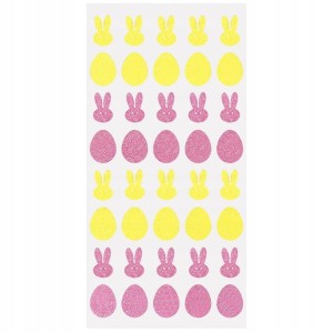 Brokatowe Naklejki Wielkanocne