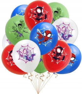 Zestaw Balonów "SPIDERMAN, HULK, AVENGERS" 8szt
