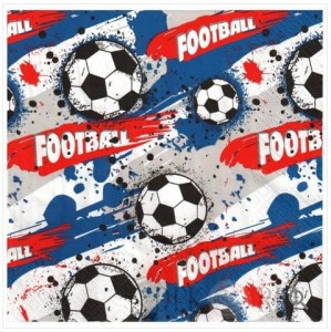 Piłkarskie Serwetki Papierowe, 20 szt.