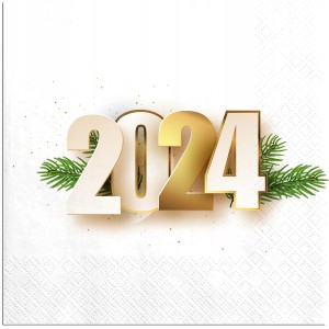 Serwetki Papierowe "2024", 12 szt.