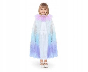 Peleryna w Kolorach Niebieskiego Ombre