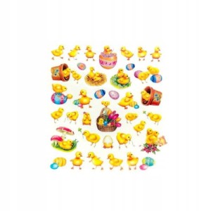 Wielkanocne Naklejki do Dekoracji