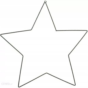 Metalowa Gwiazda Dekoracyjna