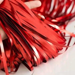 Czerwona Kurtyna Dekoracyjna, 100cm x 200cm