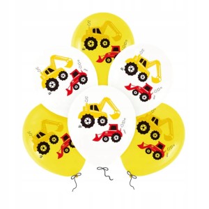 Zestaw 6 Balonów "Koparka"