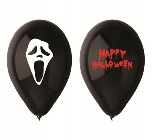 Balony Halloweenowe "Happy Halloween", 5 szt.