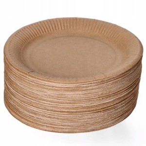Bio Talerze Papierowe 18cm, 50 szt.