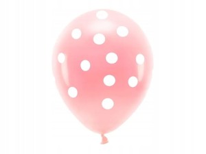 Różowe  Eco Balony w Kroki 30cm, 6 szt.