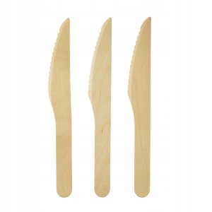 Drewniane Noże Ekologiczne, 8 szt.