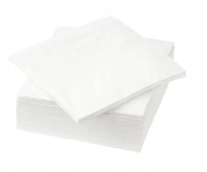 Białe Serwetki Koktajlowe 12x12cm, 20 szt.