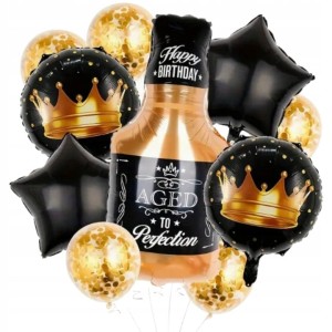 Zestaw Balonów Urodzinowych "Whisky"