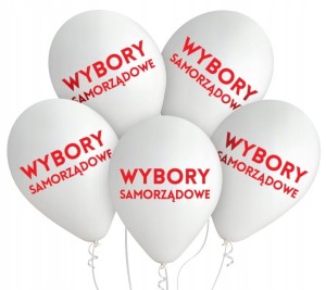 Zestaw Balonów "Wybory Samorządowe"