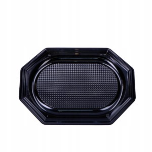 Czarne Patery Cateringowe 35x24,7cm, 10 szt.