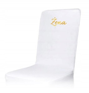 Weselny Pokrowiec na Krzesło "Żona", 1 szt.