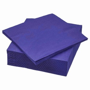 Serwetki trójwarstwowe, kobaltowe, niebieskie, 20szt. 