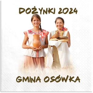 Personalizowane Tradycyjne Serwetki na Dożynki, 12 szt.