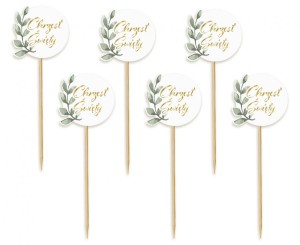 Dekoracja na Chrzest Święty, 6 szt.