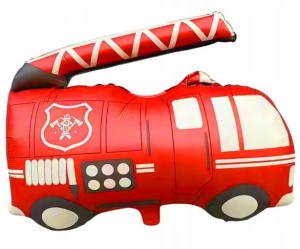 Balon foliowy Wóz Strażacki 64x67 cm 1szt.