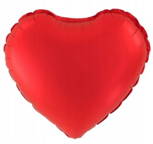 Balon Foliowy 45cm Serce Czerwone 1szt.