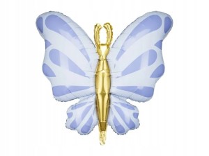 Balon foliowy Motyl Niebieski Motylek na Hel Urodziny 69 x 69 cm