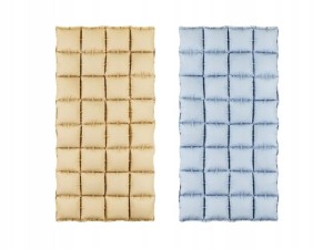 BALON Foliowy Beżowo niebieski Tło Ścianka do Zdjęć Sesji 55 x 110 cm