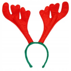 Rogi renifera Opaska na głowę do włosów Rudolf kostium