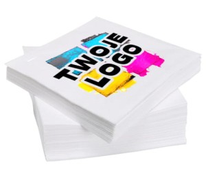 Serwetki personalizowane z Twoim logo   40cm x 40cm, 50szt