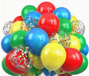 Zestaw Balonów lateksowych kolorowe mix
