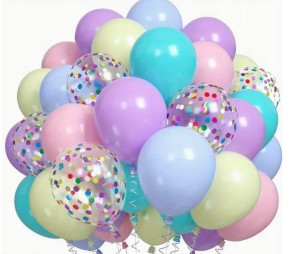 Zestaw balonów macarons Balony PASTELOWE 40szt 30cm