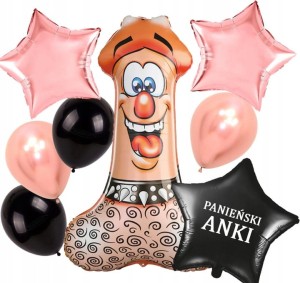 Personalizowany Zestaw Balonów na Wieczór Panieński Żona Zaręczyny