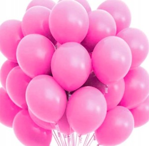 Balony pastelowe różowe do dekoracji i girland 120szt mat