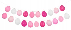 Girlanda balonowa Różowa Zestaw balonów na Urodziny