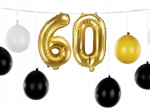 Girlanda balonowa Zestaw Balonów na 60 Urodziny