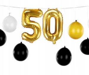 Girlanda balonowa Zestaw Balonów na 50 Urodziny
