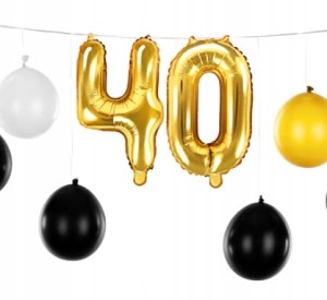 Girlanda balonowa Zestaw Balonów na 40 Urodziny