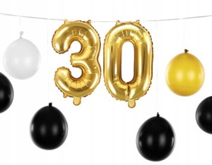 Girlanda balonowa Zestaw Balonów na 30 Urodziny
