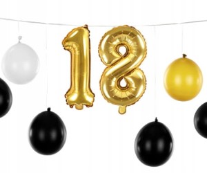 Girlanda balonowa Zestaw Balonów na 18 Urodziny