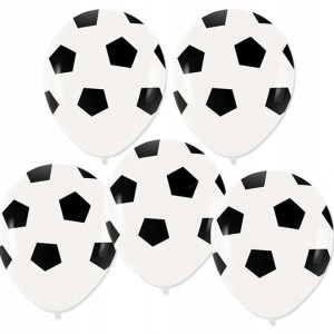Balony Zestaw Piłka Nożna Football Urodziny 5 szt.