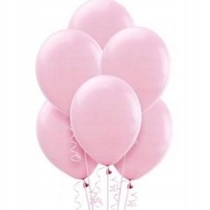 Balony pastelowe matowe pudrowy róż różowe pink 50szt