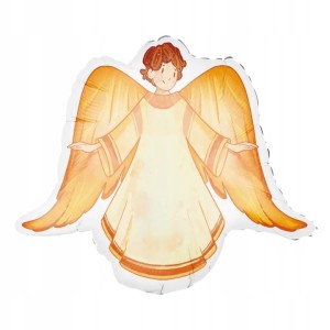 Balon foliowy Anioł Chłopiec Komunia Chrzest 70cm