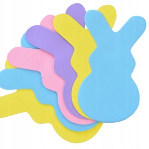 Piankowa baza do dekoracji zrób to sam Zajączki 6szt