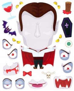 Dracula dekoracja elektrostatyczna na szyby okna