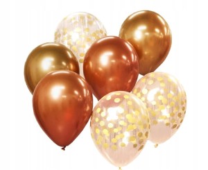 Zestaw balonów bukiet balonowy Urodziny 7szt.