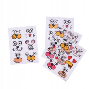 Śmieszne tatuaże na pisanki Wielkanocne 24szt.